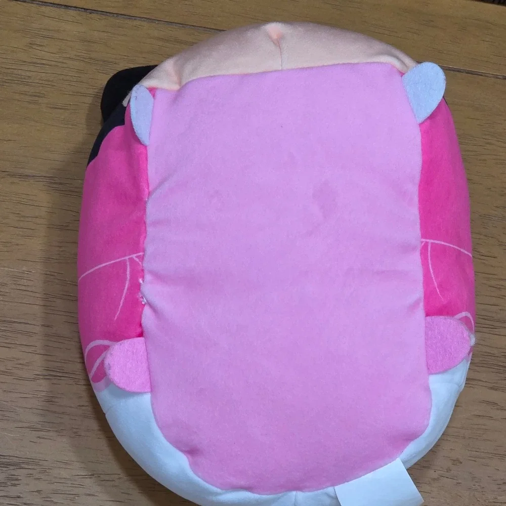 Disney Tsum Tsum Minnie Mouse Sushi Roll Plush Pink Black 10 inch 88289 Pink